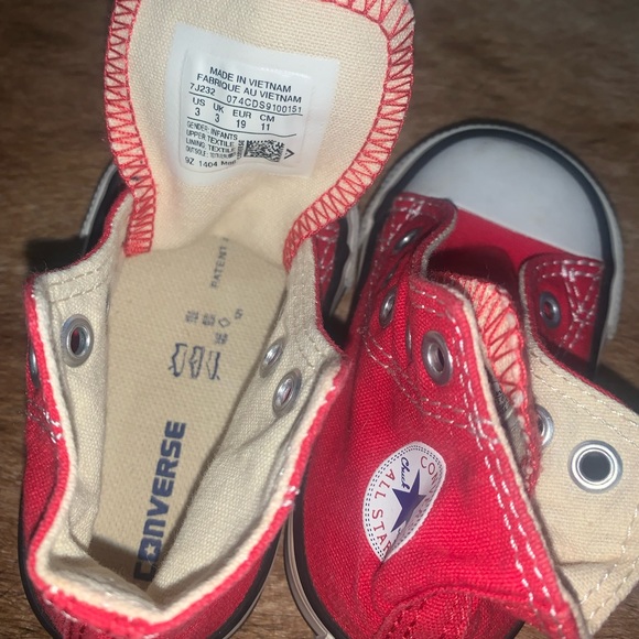 Red Baby Converse - Picture 3 of 3
